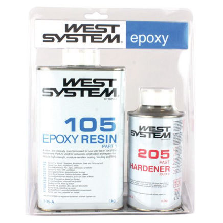 West System 105/205 Epoxy Resin Kit