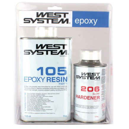 West System 105/206 Epoxy Resin Kit